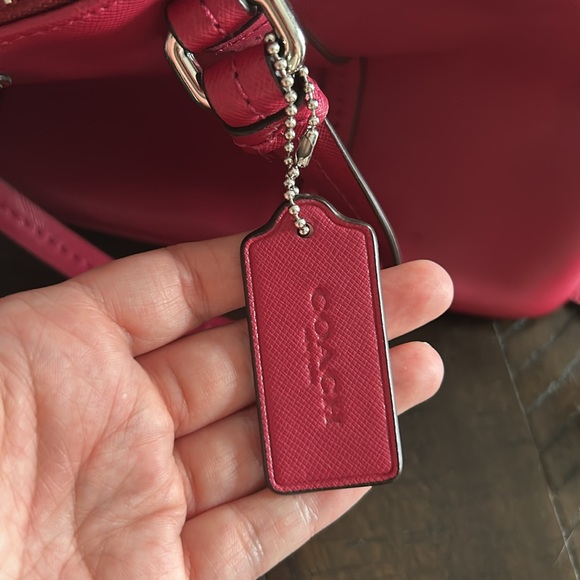 Red Coach Bag - Picture 5 of 9